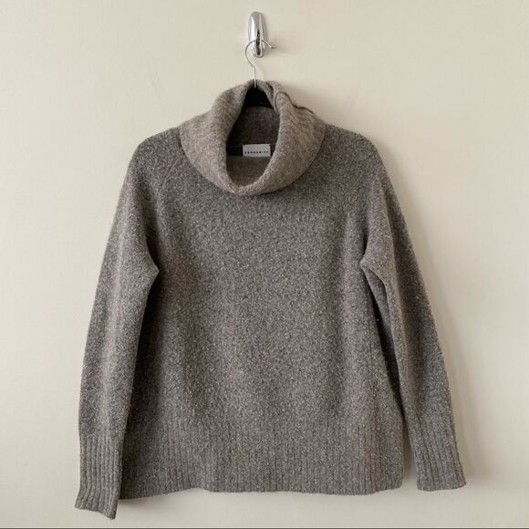 Aritiza-Community Plutarch Sweater Cowl Neck Long Sleeve Wool/Yak Blend - Picture 2 of 10